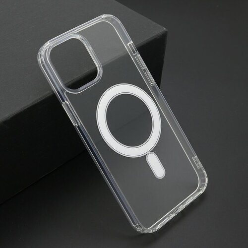  Silikonska maska magnetic za iphone 12 pro max/ providna Slike