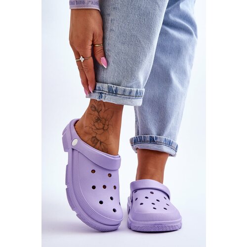 Kesi Women's Rubber Crocs purple Rabios Slike