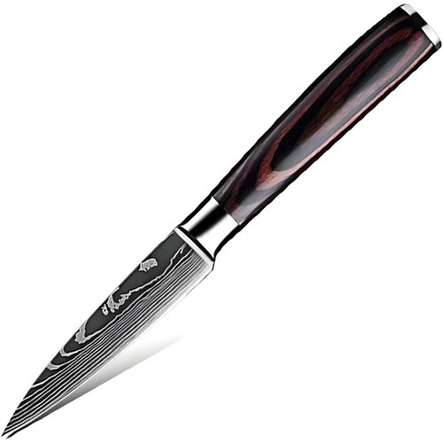  Kuhinjski nož BL-38119 - Paring / Crna / Smeđa KP38119 Slike