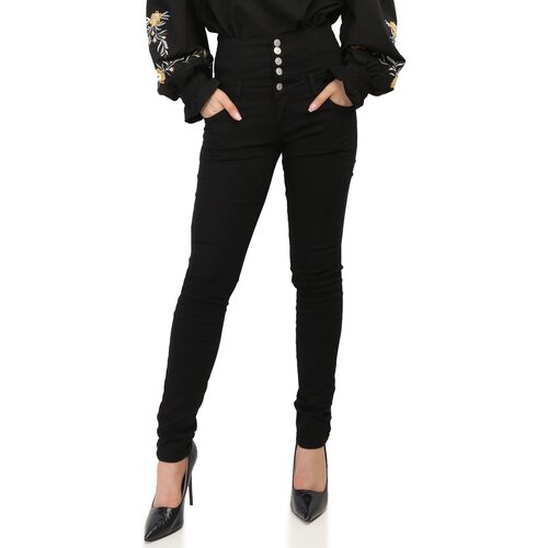 La Modeuse Jeans skinny 67682_P157088 Črna Slike
