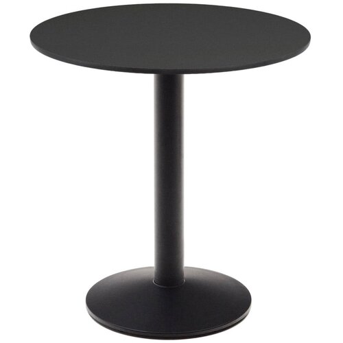 Kave Home Kovinska okrogla vrtna miza 68x68 cm Esilda &amp;ndash; Slike