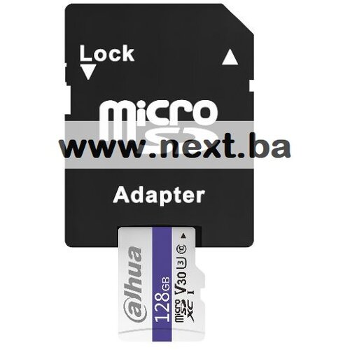  Micro SD kartica Dahua 128GB pogodna za video nadzorne kamere DHI-TF-C100A-128GB Cijene