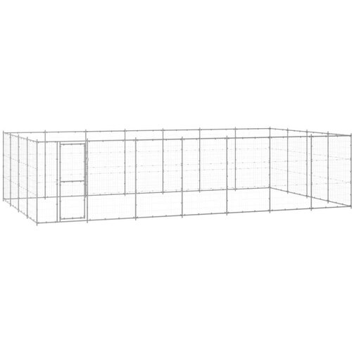 vidaXL vanjski kavez za pse od pocinčanog čelika 33,88 m² Cene