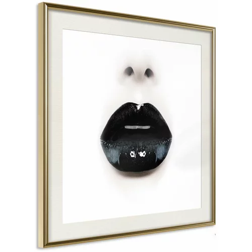  Poster - Black Lipstick (Square) 20x20
