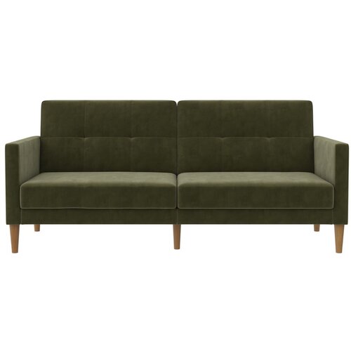 Støraa Zelena baršunasti sklopiva sofa 207 cm Lilly – Cijene