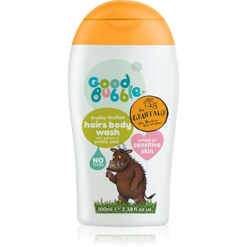 Good Bubble Gruffalo Hair and Body Wash emulzija za umivanje in &amp;scaron;ampon za občutljivo in ekcematozno kožo za otroke od rojstva 100 ml Slike