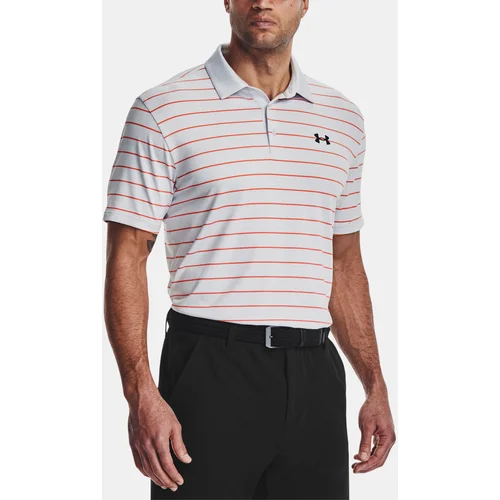 Under Armour T-Shirt UA Playoff 3.0 Stripe Polo-GRY - Men