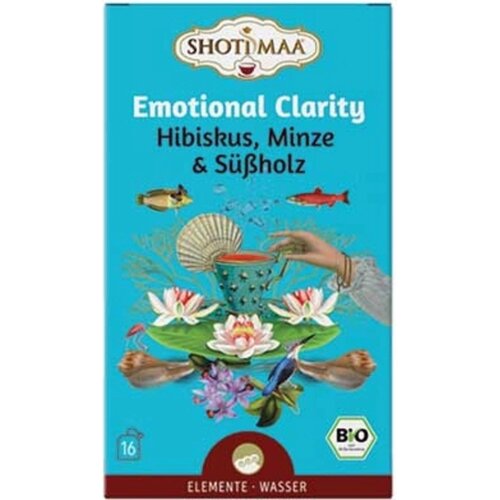 BIO čaj "Emotional Clarity" - hibiskus, metvica i sladić - 16 vrećica čaja Cijene