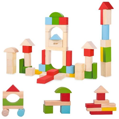 Classic World drvene kocke junior 50 kom Slike