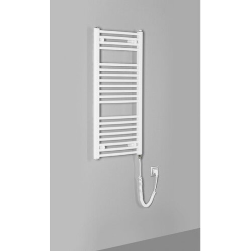 Aqualine električni kupatilski radijator orbit-e 300W 96x45 cm beo okrugli Slike
