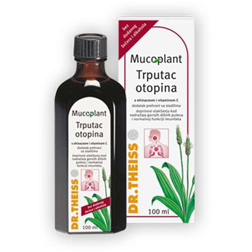 Dr. Theiss mucoplant sirup -bokvica, ehinacea i vit.c Slike