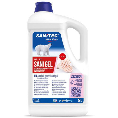 SANITEC gel za dezinfekciju ruku Sani Gel 5l Slike