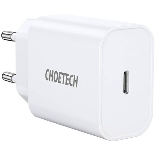 Vtech Omrežni polnilec Choetech Q5004 EU USB-C, 20W (bel), (20633196) Cene