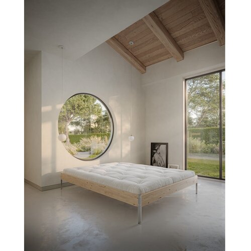 Karup Design Zakonska postelja iz masivnega bora z letvenim dnom 160x200 cm v naravni barvi Core &amp;ndash; Slike