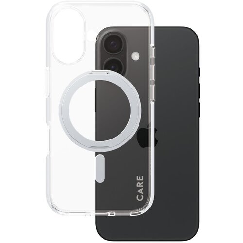 PanzerGlass OVITEK CARE BY KICKSTAND Z FOR MAGSAFE ZA IPHONE 16 SREBRN, (21414642) Slike