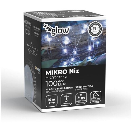 Home deco 100 micro led/ bijela Cene