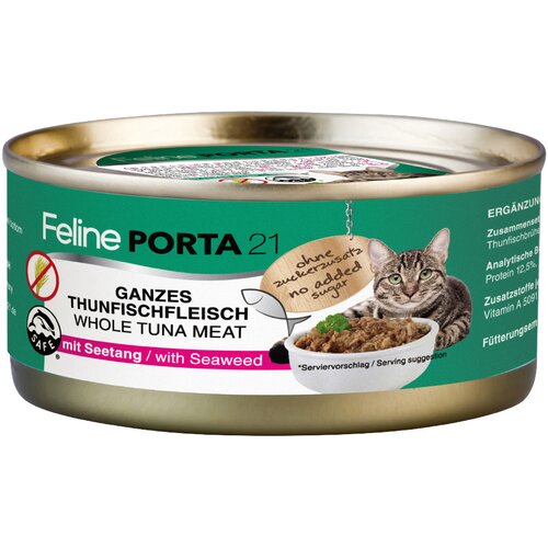  Feline Porta 21 varčno pakiranje 24 x 156 g - Tuna z morskimi algami Cijene