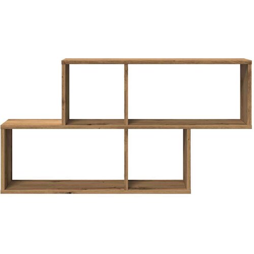 vidaXL Stenska polica artisan hrast 100x18x53 cm inž. les Cene