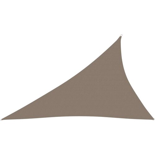vidaXL senčno jadro oksford blago trikotno 3x4x5 m taupe Cene