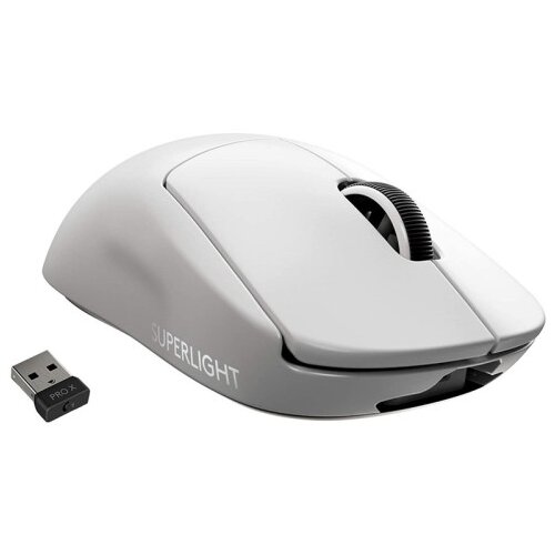 Logitech G PRO X Superlight senzor brezžična optična bela gaming mi&scaron;ka Cene