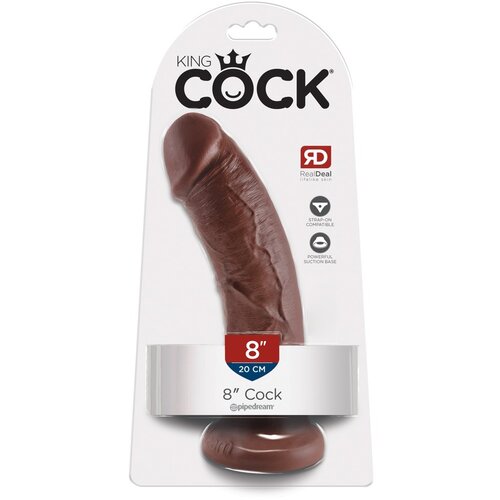 King Cock 8 dilda (20 cm) - smeđi Cijene