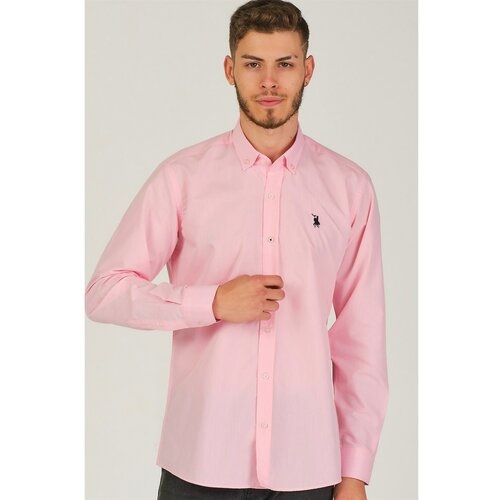 Dewberry G725 men's shirt-dark pink Slike