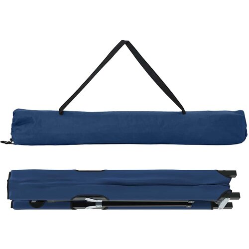  Sklopivi kamperski krevet 2 pcs Plava 206 x 76 x 74 cm Slike