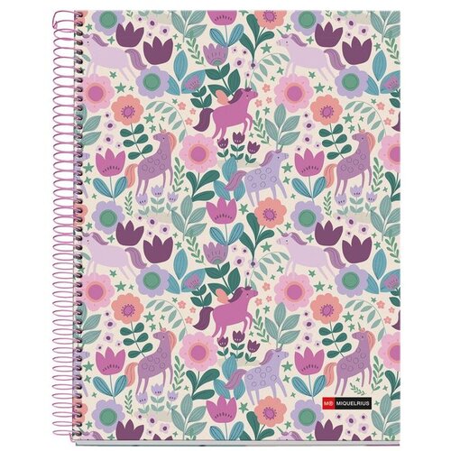  Kolegij blok Miquelrius A4 70g 120L spiralni crte Lifestyle Magic Unicorn MR4463 Cijene