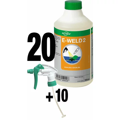 Bio-Circle Zaščitno razpršilo za varjenje E-WELD 2, DE 20 kosov + 10 razpršilk, primerno za debele plošče