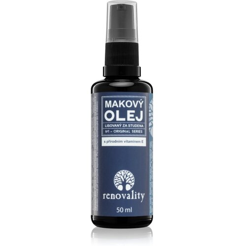 Renovality Original Series Poppy seed oil with natural vitamin E makovo ulje hladno pre&amp;scaron;ano 50 ml Slike