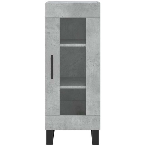  Visoka komoda siva betona 34,5x34x180 cm od konstruiranog drva Slike
