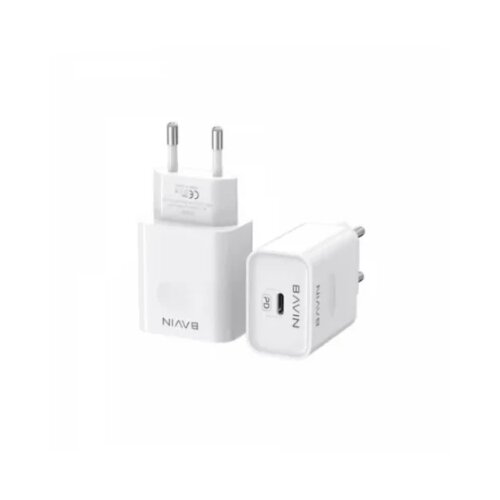 BAVIN punjač PD 25W USB-C bela Slike