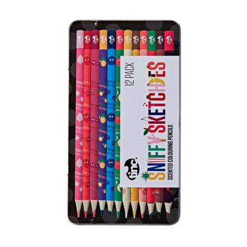 Tinc set drvenih bojica - sniffy sketchies Slike