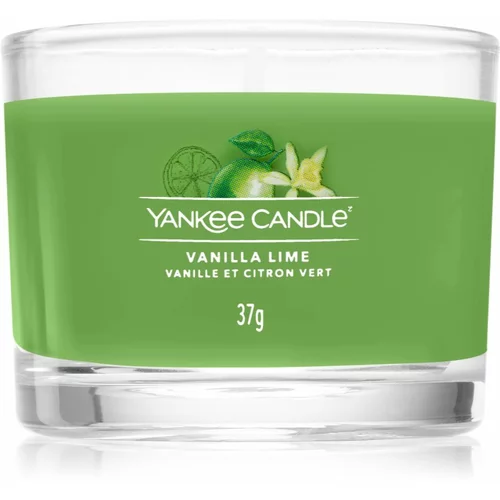 Yankee Candle Vanilla Lime dišeča sveča 37 g