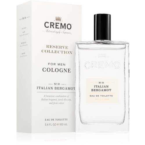 Cremo Italian Bergamot toaletna voda za mo&amp;scaron;ke 100 ml Slike