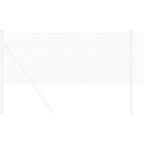  Zavarena žičana ograda 5000 x 140 cm Srebrno Slike