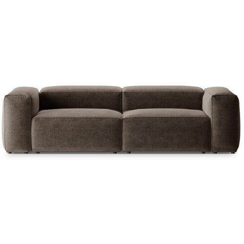 Cosmopolitan Design Rjava sedežna garnitura 264 cm Bergano – Cene
