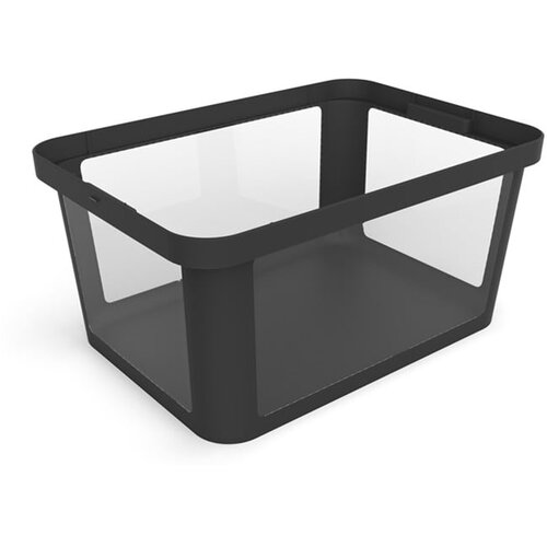Rotho Crna plastična kutija za pohranu 55,5x39x26,5 cm Albris &amp;ndash; Slike