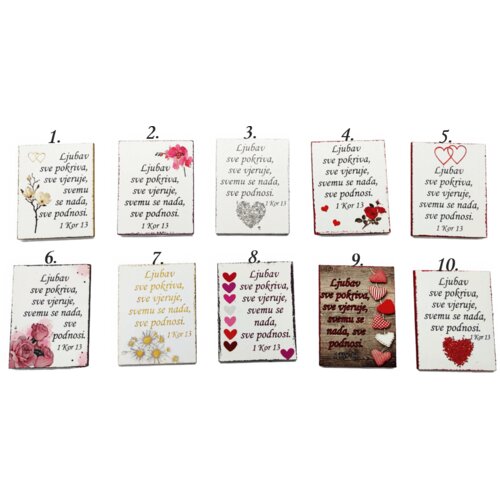  Ljubav sve pokriva, ljubav sve vjeruje... &Scaron;12461 Magnet Cijene