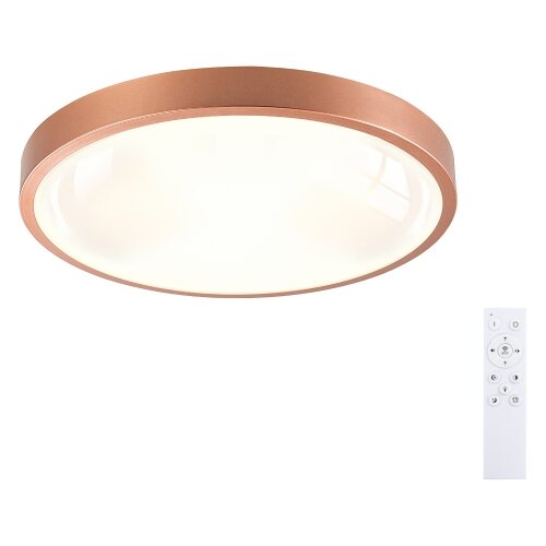 Brilagi LED prigu&amp;scaron;iva svetiljka GLASS POOL DOUBLE LED/48W/230V 40 cm bakarna + s daljinskim upravljačem Slike