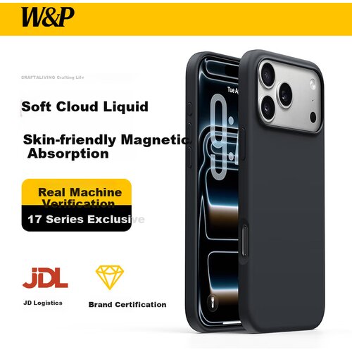  w&p maska za mobilni telefon iphone 17 pro, crna Cene