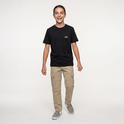 Jack &amp;amp; Jones Majice s kratkimi rokavi JJECOLTON TEE SS CREW NECK Črna Slike