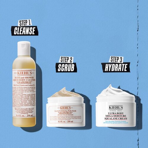 Kiehl&amp;#039;s Ultra Body Mega Moisture Squalane Cream vlažilna krema za telo za ženske 250 ml Slike