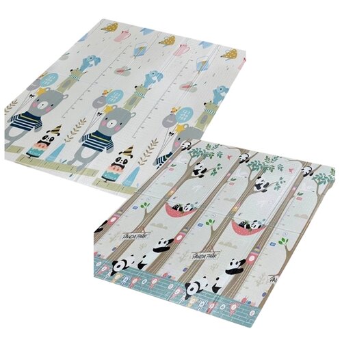 Bbo SKLOPIVA PODLOGA ZA IGRU OD PENE (ZH-1) - PANDA BIRTHDAY PARTY (180x200x1cm) Cene