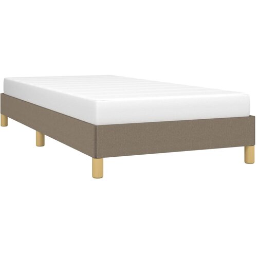  Okvir za krevet bez madraca smeđesivi 80x200cm od tkanine Slike