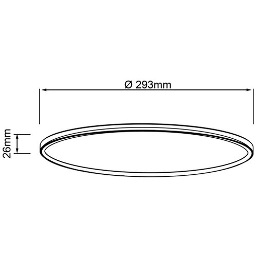 Brilliant LED plafonsko svetlo MILTON LED/18W/230V prečnik 29,3 cm crna Slike