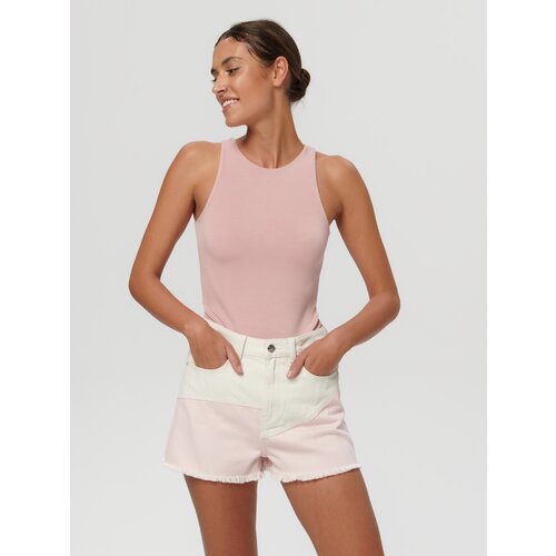 Sinsay ženske high waist kratke hlače od trapera 0376U-MLC Slike