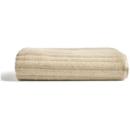 Kave Home Bež frotirna bombažna brisača 70x140 cm Navira &ndash; Cene
