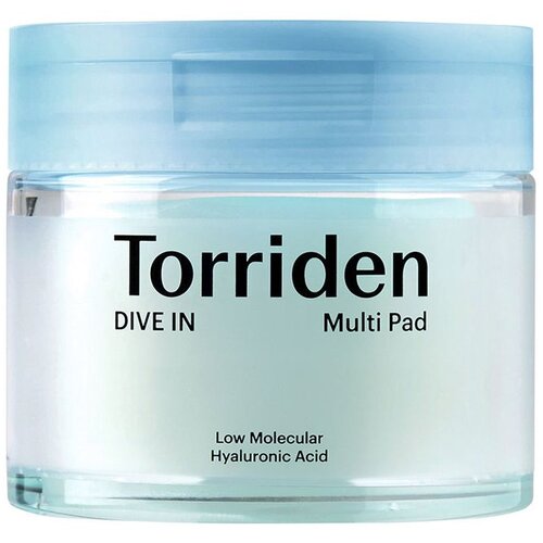 Torriden DIVE-IN Low Molecular Hyaluronic Acid Multi Pad blazinice za lice 80 kom Slike