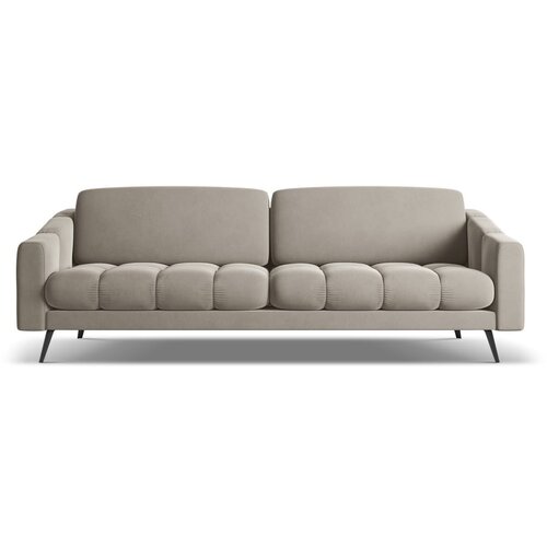 Makamii Bež baršunasti sofa 238 cm Nalu – Cijene